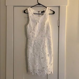 Astr white floral dress.